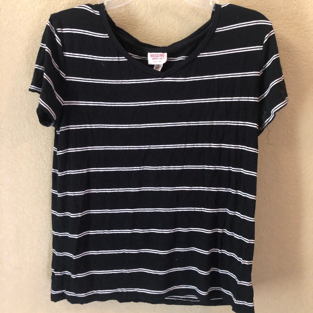 Stripped Black Tee Shirt